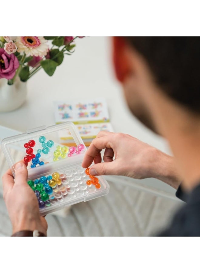 SmartGames IQ Bubbles, Fun IQ Brain Teaser Puzzle, Cognitive Development STEM Toy with 120+ Challenges, Travel Friendly Handheld Educational Matching Puzzle Game, Suitable for Children Above 7+ - Image 4